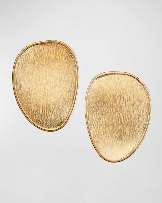 Lunaria 18K Yellow Gold Medium Stud Earrings